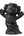 KAWS Cereal Monsters Boo Berry Figure Black