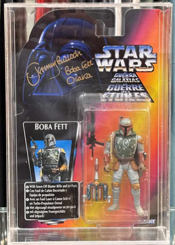 Star Wars La Guerra Delas Galaxias La guerra Des Etoiles "Boba Fett" (Signed)