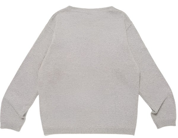 Human Made Huma Heart Knit Sweater Gray