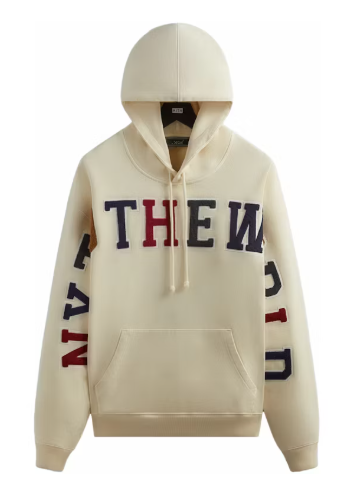 Kith NY To The World Nelson Hoodie Sandrift