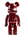 Bearbrick x Medicom Black Hearts 1000%