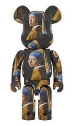 Load image into Gallery viewer, Bearbrick Johannes Vermeer (Girl with a Pearl Earring) 1000%
