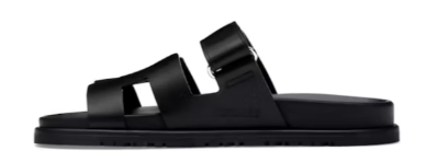 Hermes Chypre Sandal Leather Black (Women's)