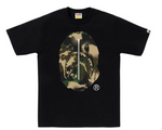 Load image into Gallery viewer, BAPE Map Camo Ape Head Shark Tee Black/Green

