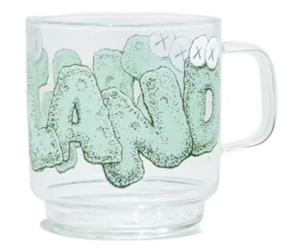 KAWS Holiday Thailand Glass Mug