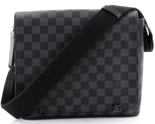 Louis Vuitton Messenger District Damier Graphite NM Black (Pre-owned) "Rank A"