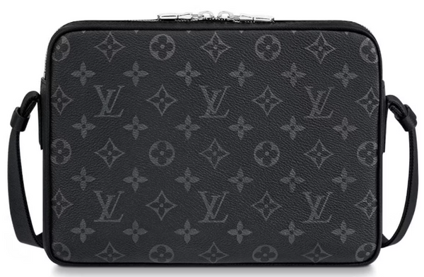 Louis Vuitton Outdoor Messenger Monogram Eclipse Taiga Black "Like New”