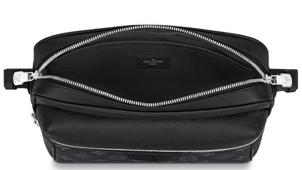 Louis Vuitton Outdoor Messenger Monogram Eclipse Taiga Black "Like New”