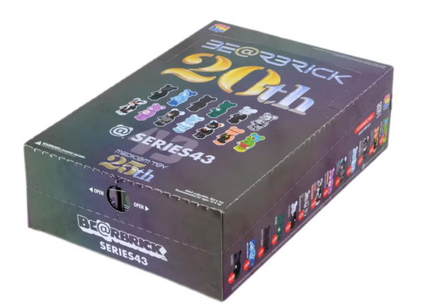 Bearbrick Series 43 Sealed Case 100% 24 Blind Boxes (Sold per piece)