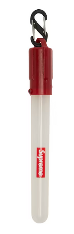 Load image into Gallery viewer, Supreme Night Lite Keychain Red
