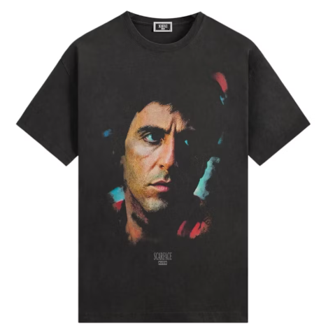 Kith x Scarface Tony Portrait Vintage Tee Black