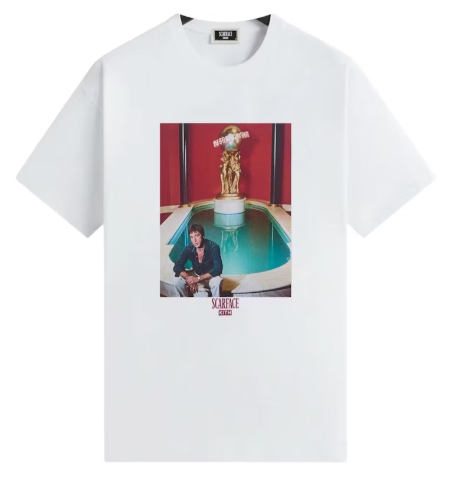 Kith x Scarface Tony Fountain Tee White