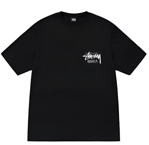Stussy Stock Osaka SS25 Tee Black – shoegamemanila