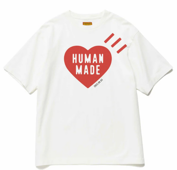 Human Made Daily S/S Tee White Red (HM29TE0727)