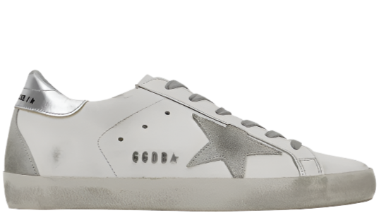 Golden Goose Super-Star White Silver (WOMEN)