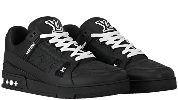 Louis Vuitton Trainer Black Embossed Monogram