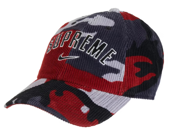 Supreme Nike Arc Corduroy 6-Panel Red Camo