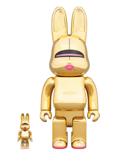 Bearbrick Rabbrick Hajime Sorayama Sexy Robot 100% & 400% Set Gold