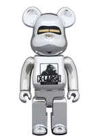 Load image into Gallery viewer, Bearbrick x Xlarge x Hajime Sorayama 100% &amp; 400% Set Chrome
