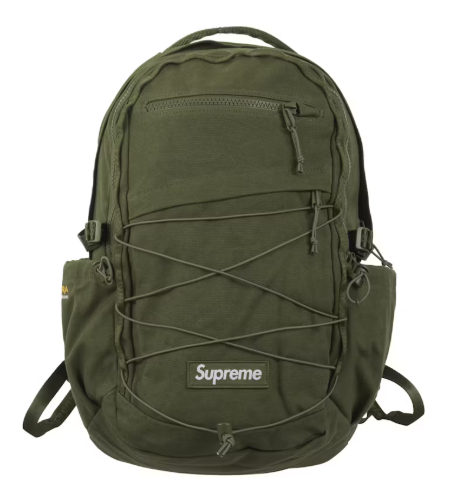 Supreme Logo Backpack (SS25) Olive