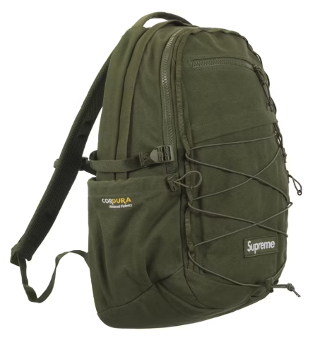 Supreme Logo Backpack (SS25) Olive