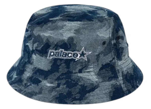 Palace P Star Bucket Hat Stonewash Denim