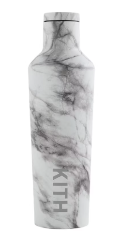 Kith Corkcicle Marble Canteen White