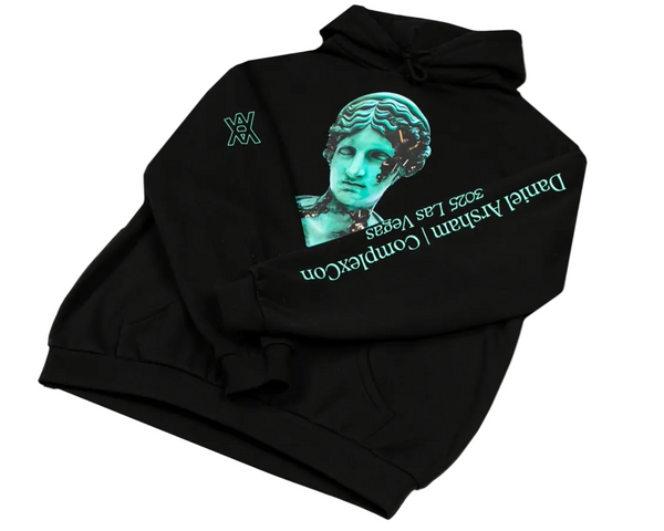 Daniel Arsham x Complexcon Eroded Hoodie Black