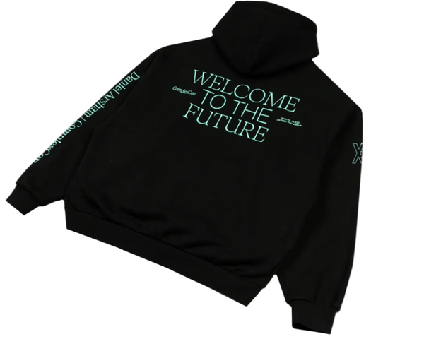 Daniel Arsham x Complexcon Eroded Hoodie Black