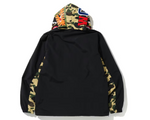 Load image into Gallery viewer, BAPE 1st Camo Shark Hoodie Jacket Black
