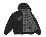 Load image into Gallery viewer, Supreme Reflective Arc Hooded Work Jacket Black
