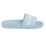 Load image into Gallery viewer, Givenchy Logo Signature Slides Sky Blue (Women's)
