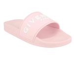 Load image into Gallery viewer, Givenchy Logo Signature Slides Light Pink (Women's)
