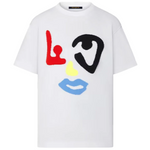 Load image into Gallery viewer, Louis Vuitton Geometric Pattern Crewneck T-Shirt White (Pre-owned)
