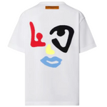Load image into Gallery viewer, Louis Vuitton Geometric Pattern Crewneck T-Shirt White (Pre-owned)
