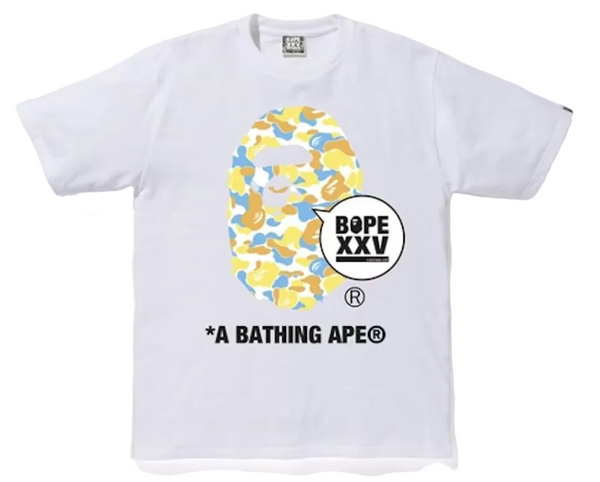 BAPE Store Sapporo XXV Ape Head Tee White