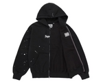 Load image into Gallery viewer, Supreme MM6 Maison Margiela Box Logo Zip Up Hooded Sweatshirt Black
