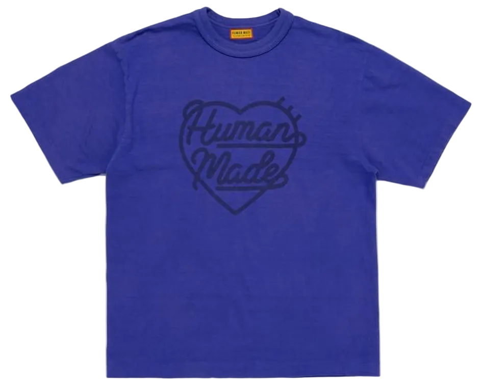 新品未使用 HUMAN MADE Heart L/S T-Shirt Blue Human Made Color T-Shirt Blue – shoegamemanila