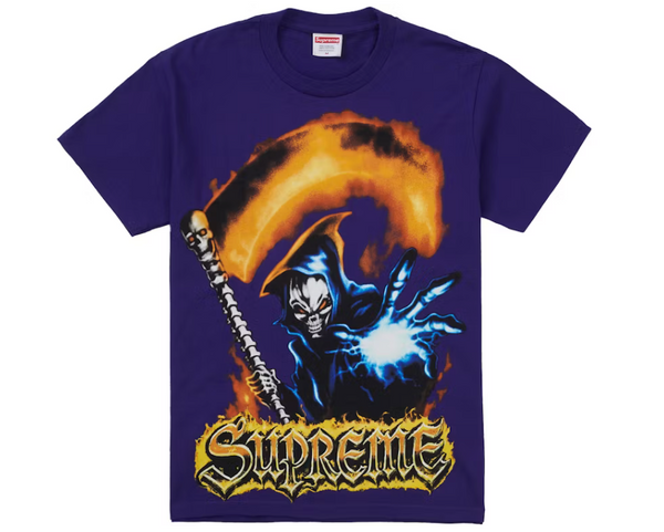 Supreme Grim Reaper Tee Purple