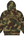 Supreme Cracked Raglan Zip Up Hooded Sweatshirt Woodland Camo