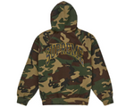 Load image into Gallery viewer, Supreme Cracked Raglan Zip Up Hooded Sweatshirt Woodland Camo
