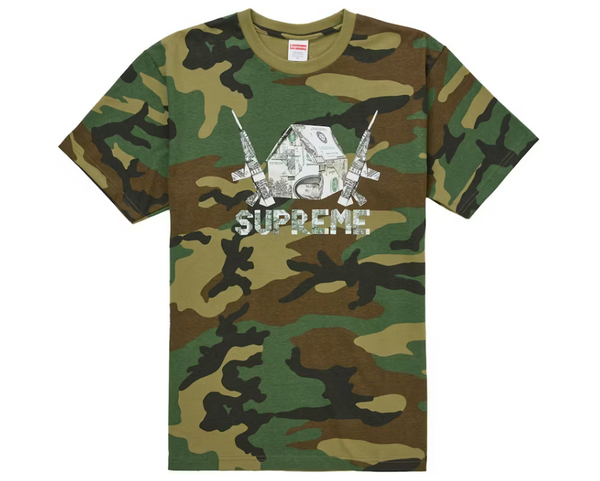 Supreme Origami Tee Woodland Camo