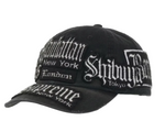 Load image into Gallery viewer, Supreme City Patches 6-Panel Hat Black
