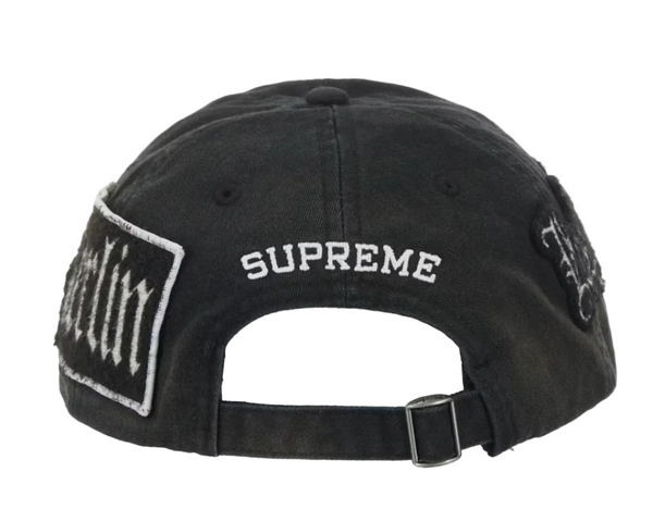 Supreme City Patches 6-Panel Hat Black