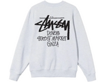 Load image into Gallery viewer, Stussy x Dover Street Market Ginza Taps Stussy for Logo-Clad Chapter Pack Crewneck Grey
