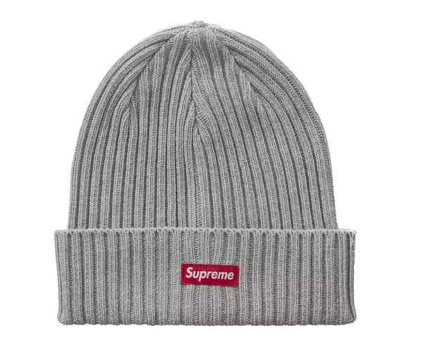 Supreme Overdyed Beanie (SS26) Heather Grey