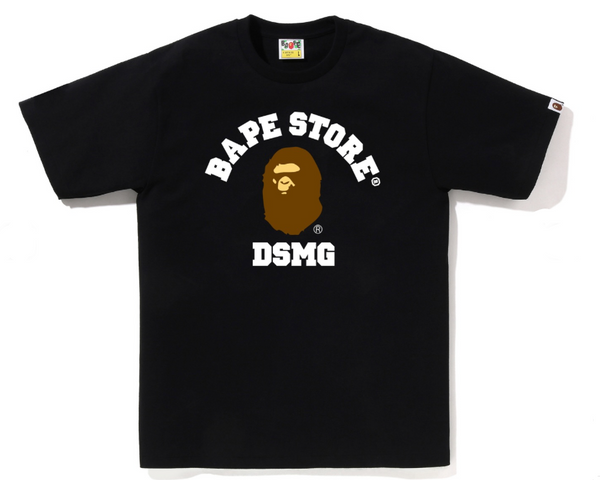 Bape Store®︎ DSMG College Tee Black