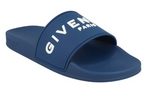 Load image into Gallery viewer, Givenchy Logo Signature Slides Blue
