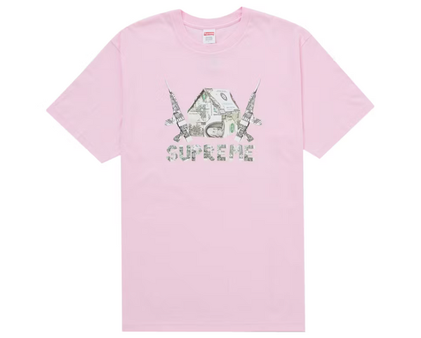 Supreme Origami Tee Light Pink