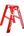Supreme Lucano Step Ladder Red